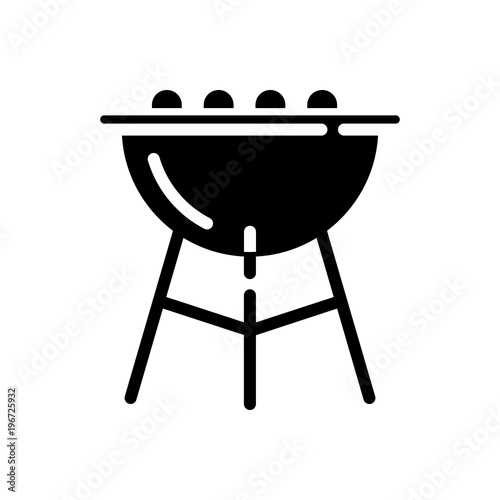 open grill filled vector icon