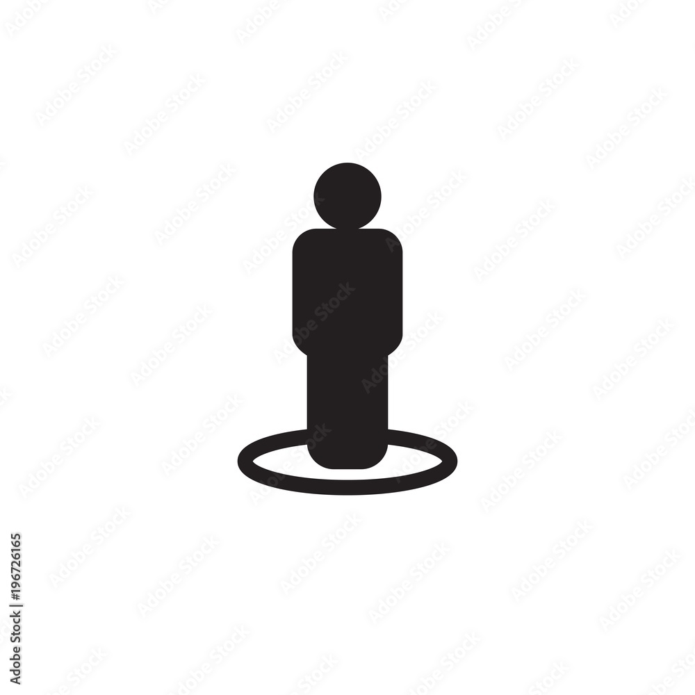 person location filled vector icon. Modern simple isolated sign. Pixel perfect vector illustration for logo, website, mobile app and other designs person location filled vector icon. Modern simple isolated sign. Pixel perfect vector illustration for logo, website, mobile app and other designs