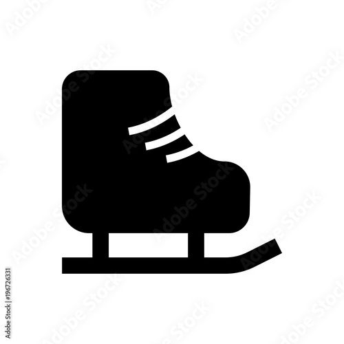 ice skates filled vector icon