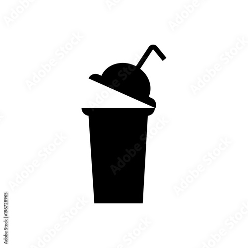 Drink cup filled vector icon. Modern simple isolated sign. Pixel perfect vector  illustration for logo, website, mobile app and other designs