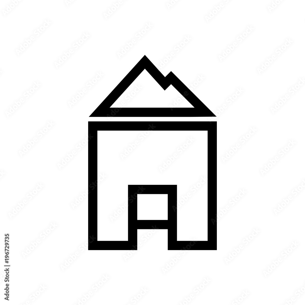 House outlined vector icon. Modern simple isolated sign. Pixel perfect vector illustration for logo, website, mobile app and other designs House outlined vector icon. Modern simple isolated sign. Pixel perfect vector illustration for logo, website, mobile app and other designs
