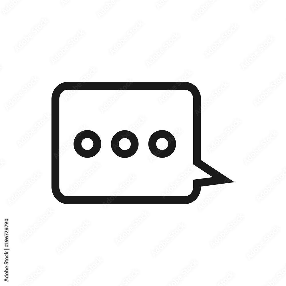 Message outlined vector icon. Modern simple isolated sign. Pixel perfect vector illustration for logo, website, mobile app and other designs Message outlined vector icon. Modern simple isolated sign. Pixel perfect vector illustration for logo, website, mobile app and other designs