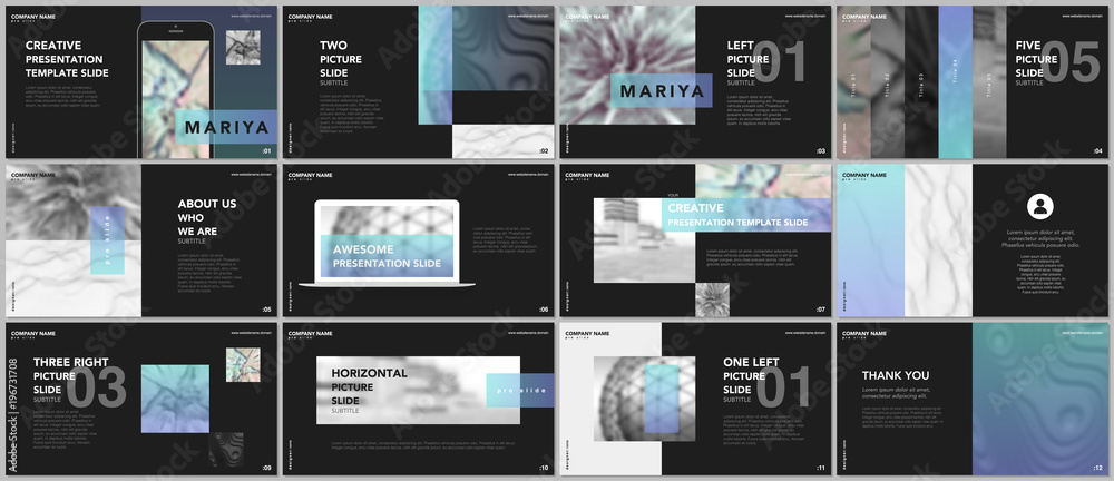 Minimal presentations, portfolio templates. Blue elements on a white background. Brochure cover vector design. Presentation slides for flyer, leaflet, brochure, report, marketing, advertising, banner Minimal presentations, portfolio templates. Blue elements on a white background. Brochure cover vector design. Presentation slides for flyer, leaflet, brochure, report, marketing, advertising, banner