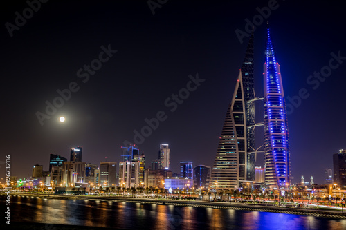 City Skyline of Manama  Bahrain