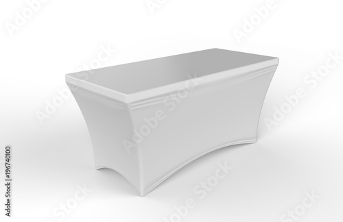 Foto Blank Exhibition advertising table cloth used Dining Spandex Table Cover