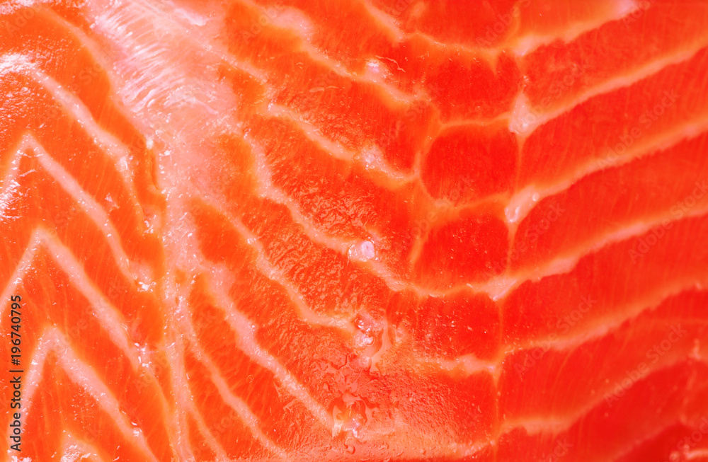 Fish salmon texture