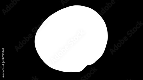 Apple animation loop red isolated