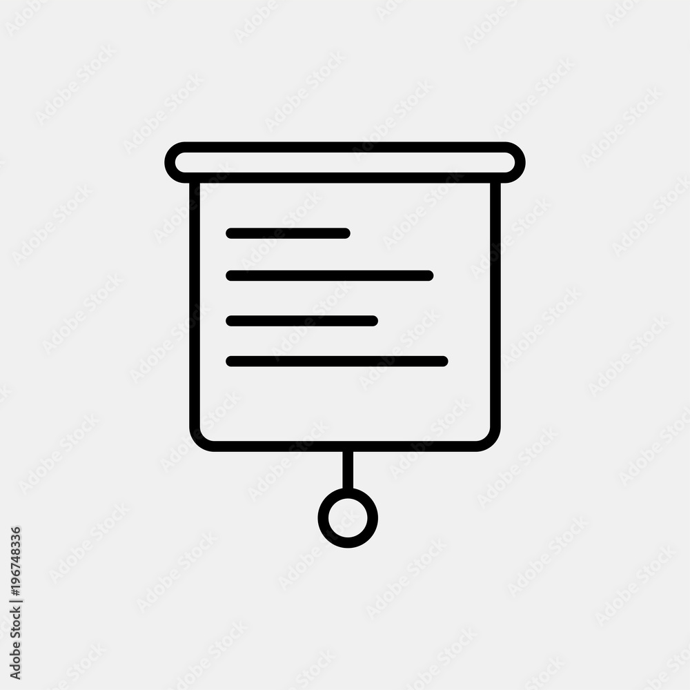 Screen vector icon Screen vector icon