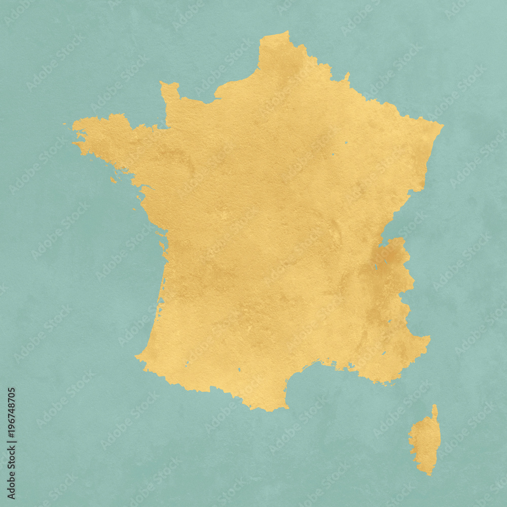 Carte texturée de la France