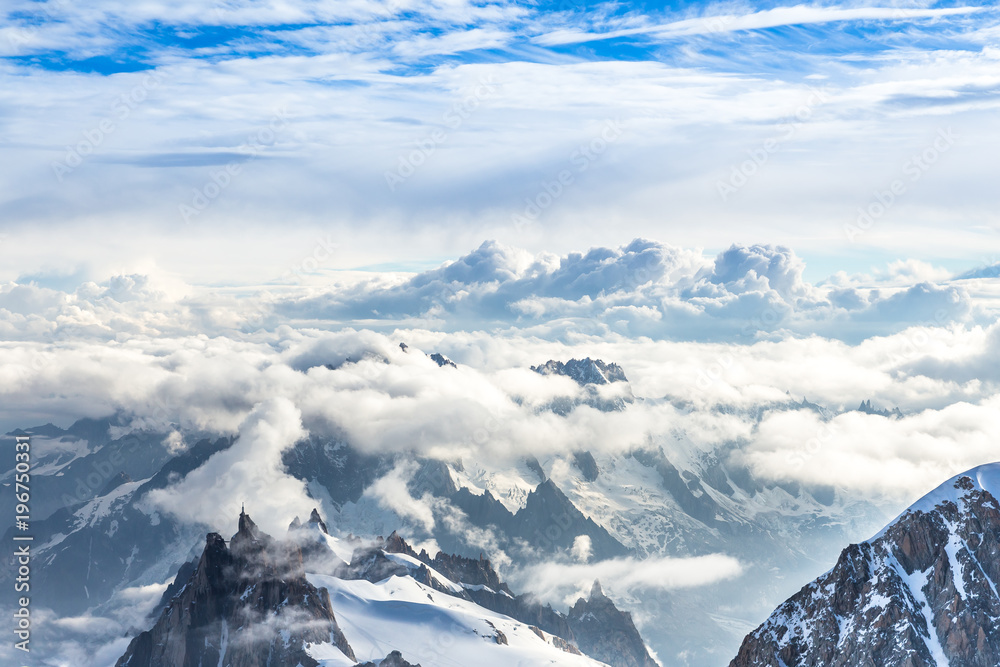Obraz premium Mont Blanc, Chamonix, France.