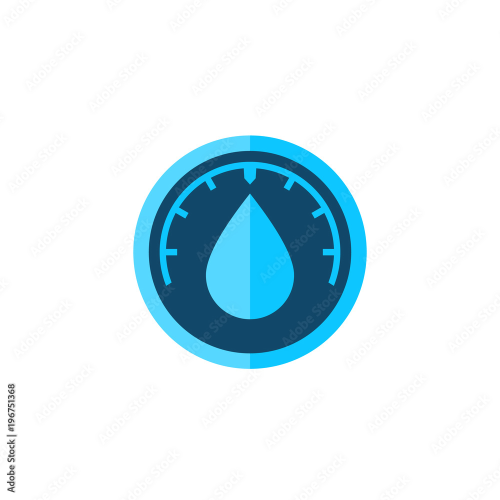 humidity vector icon, water level humidity vector icon, water level