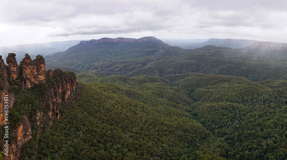 Obraz premium Katoomba in den Blue Mountains, NSW, Australien