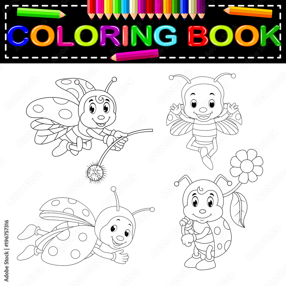 insect coloring book
