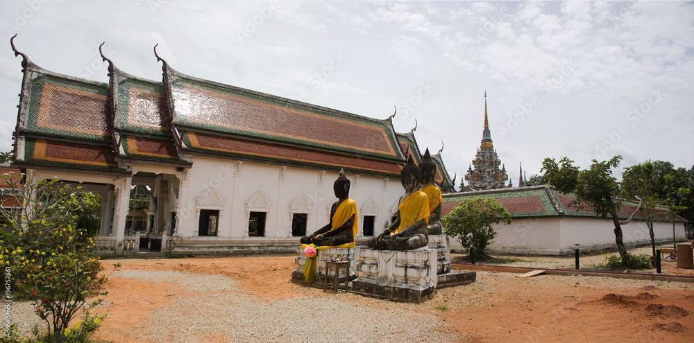 Wat Phra Borommathat Chaiya Temple in Chaiya district in Surat Thani, Thailand