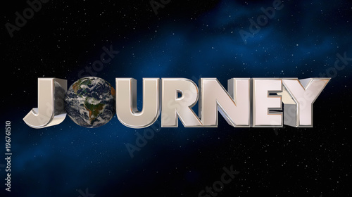 Journey Space Adventure Exploration Beyond Earth 3d Illustration