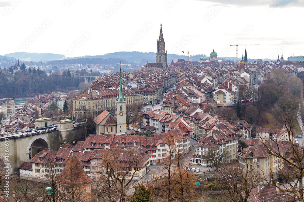 Panorama of Bern, Switzerland