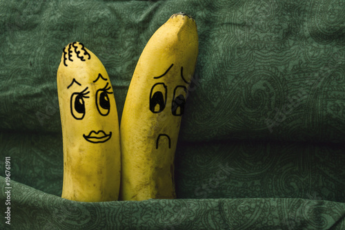 Картината върху платно The husband does not want a wife.
