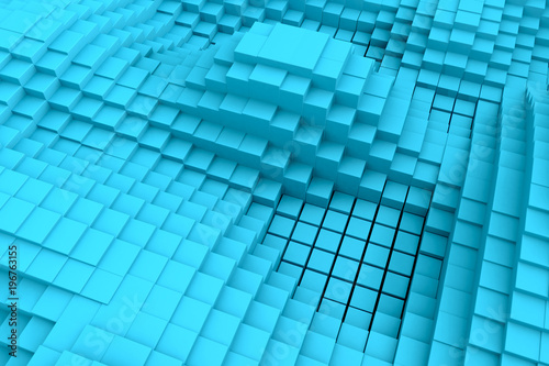 3d cubes Abstract Background 