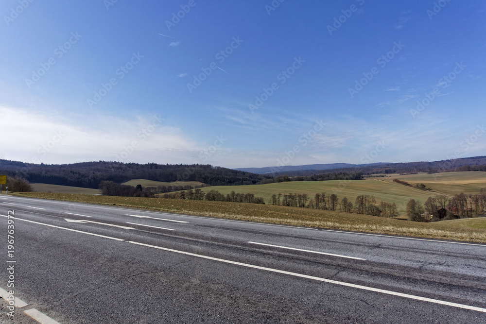 beautiful landscape on a sunny winter day with blue sky beautiful landscape on a sunny winter day with blue sky