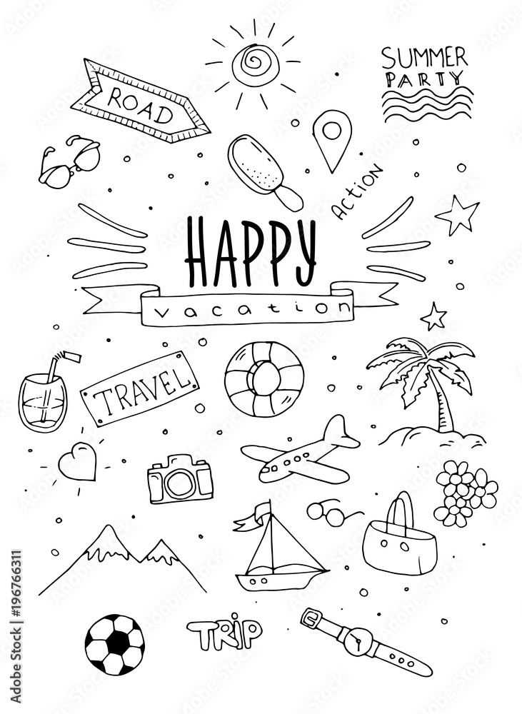 Vacation Drawing Images  Free Download on Freepik