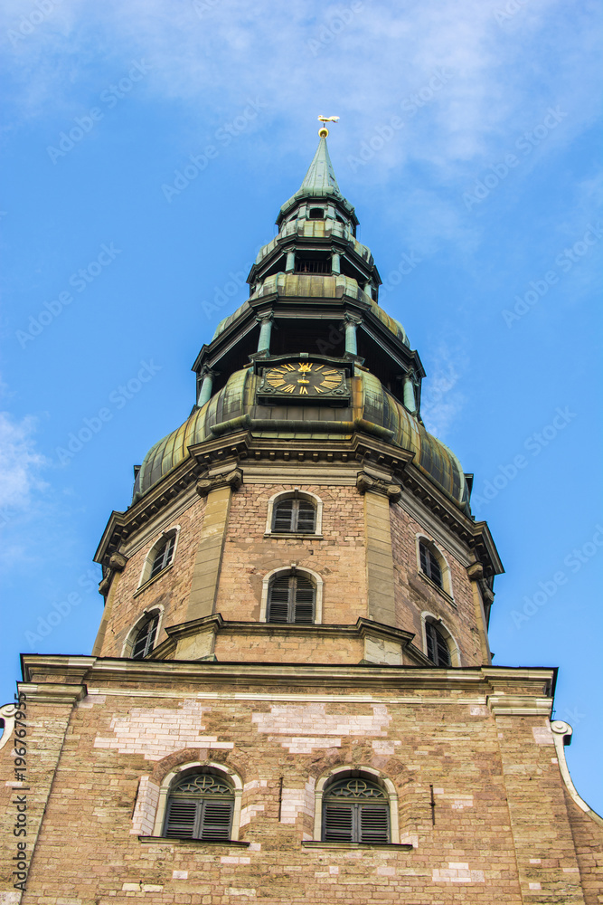 St. Peter's Church, bell tower, Riga, Latvia