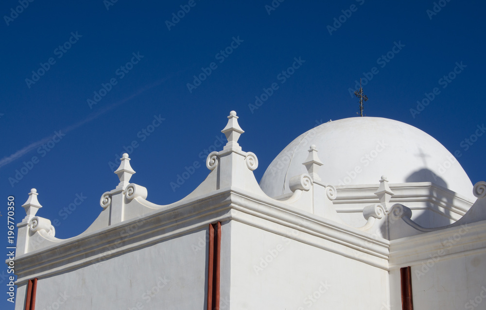 Architectural Detail of San Xavier del Bac Mission
