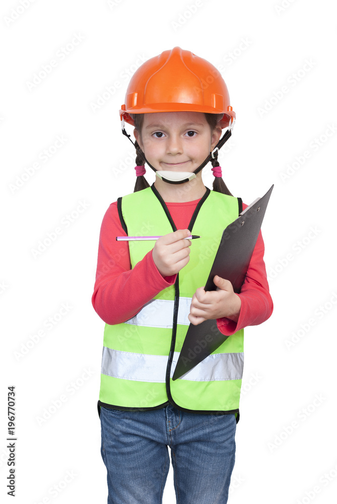 little girl industrial worker little girl industrial worker