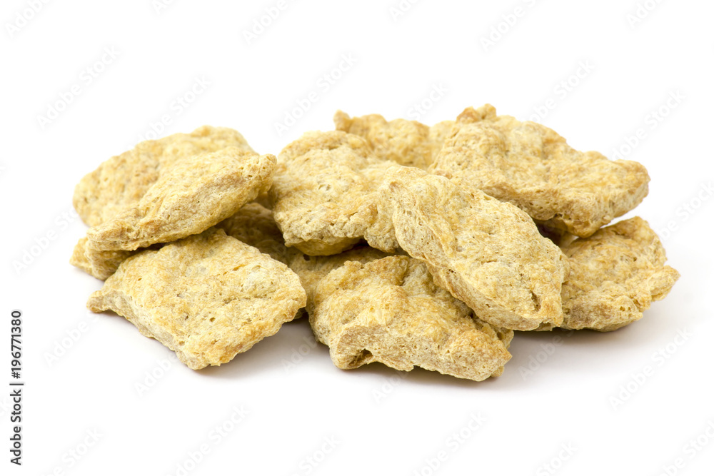 Raw soy meat vegan and vegetarian cutlet Raw soy meat vegan and vegetarian cutlet