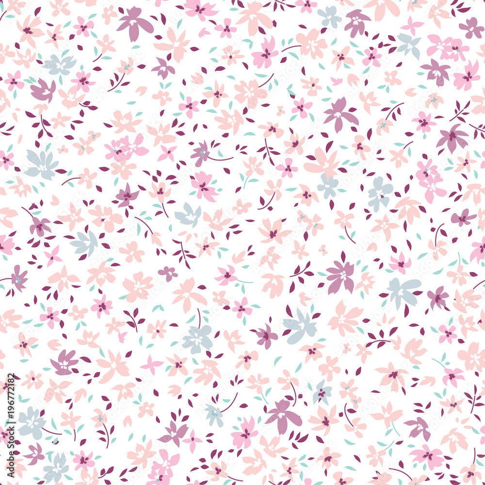 Floral seamless pattern. Abstract ornamental flowers. Flourish ditsy print Floral seamless pattern. Abstract ornamental flowers. Flourish ditsy print