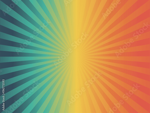 vintage tone color starburst abstract background