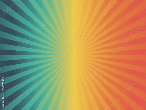 vintage tone color starburst abstract background
