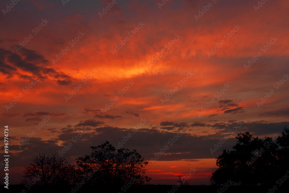 Abstract nature background. Dramatic and moody pink, purple cloudy sunset sky Abstract nature background. Dramatic and moody pink, purple cloudy sunset sky