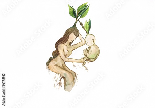 Plant's mother with a hug for her child.