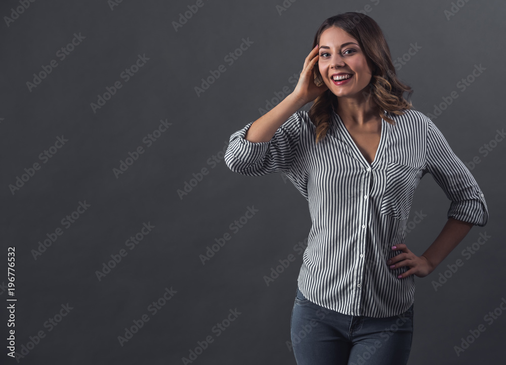 Attractive young woman Attractive young woman