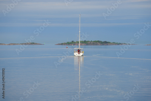 Morning in the Gulf of Finland. Hanko, Finland photo