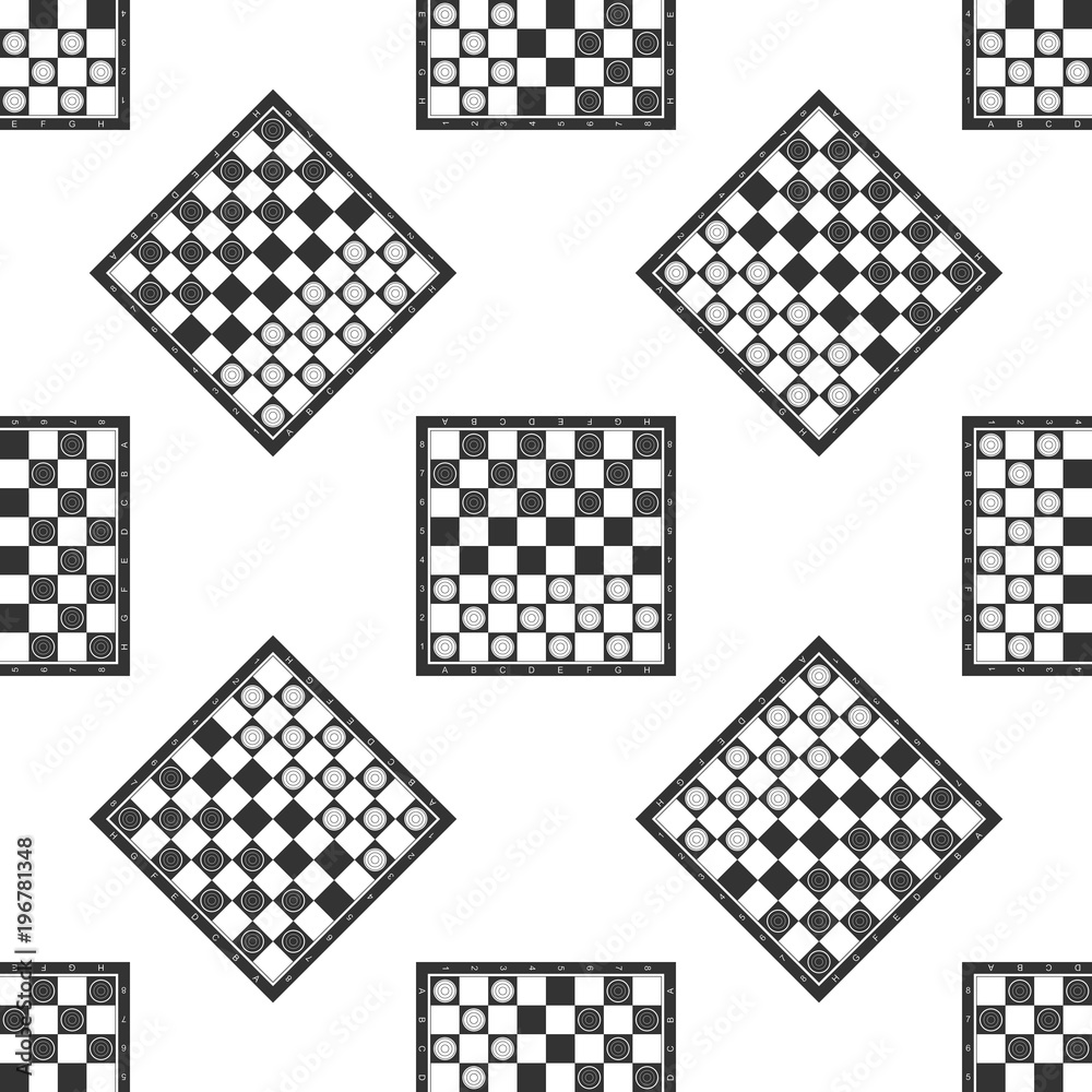 Premium Vector  Chess board seamless pattern