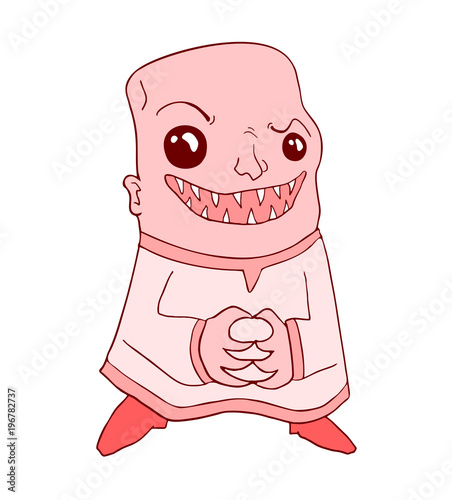evil man draw