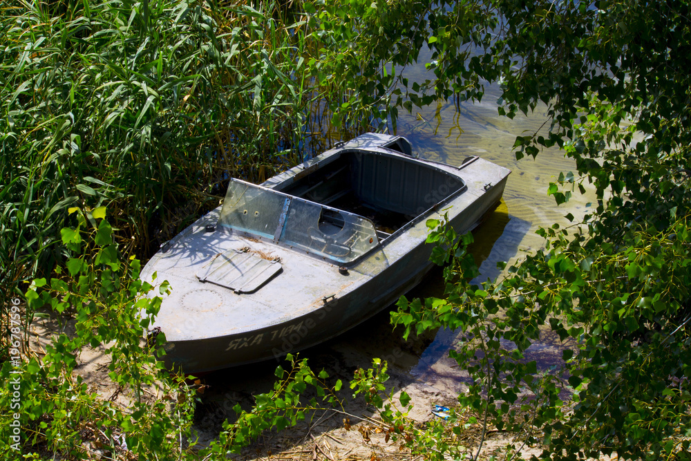 old wooden boat