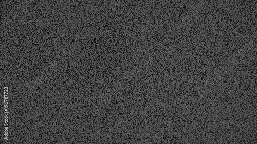 Natural TV noise close-up. Copy space background.