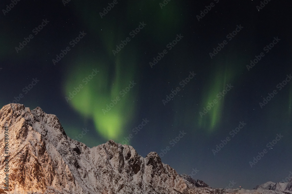 Northern lights - Sky over Norway, Svolvaer, Lofoten