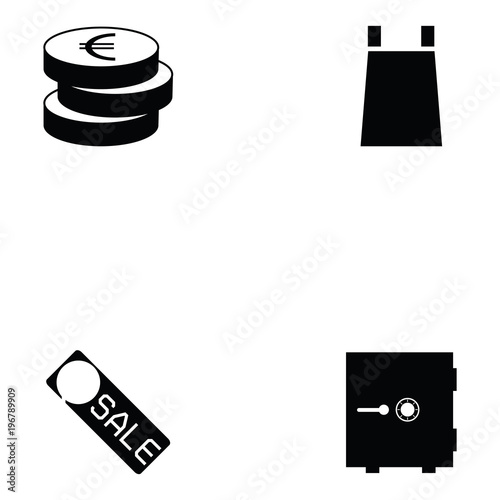 auction icon set