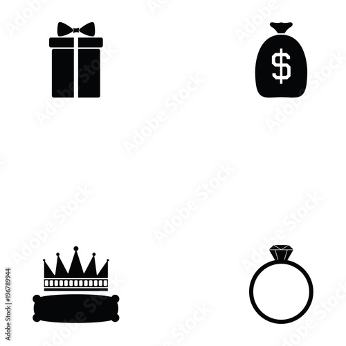 auction icon set