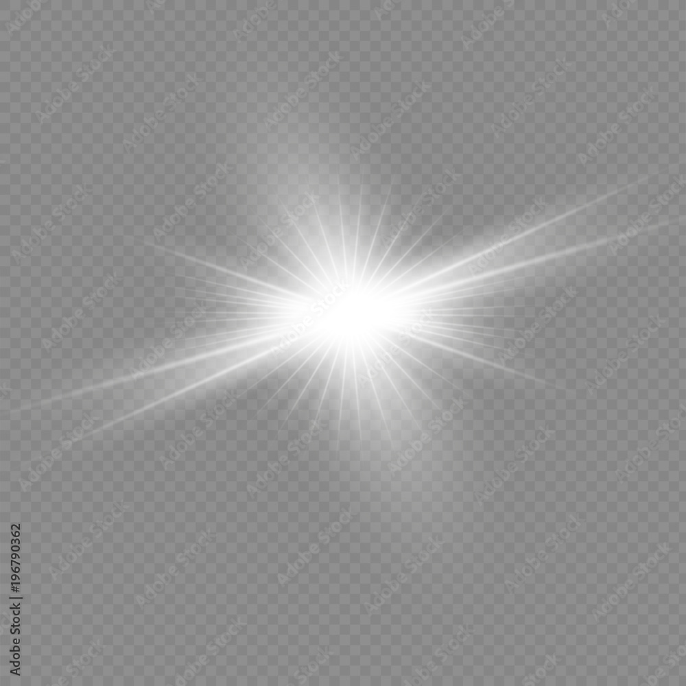 Light flare special effect. Illustration.