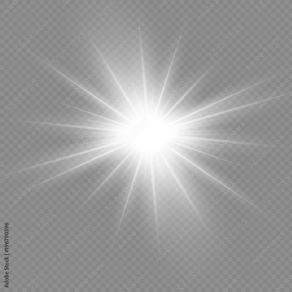 Light flare special effect. Illustration.