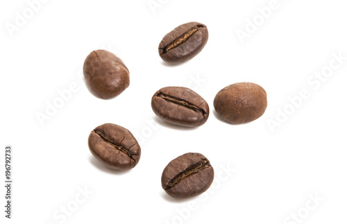 coffee beans isolated