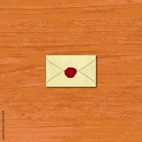 Letter Stamped Old on Table 01 - 11OYp12Wdbg.eps