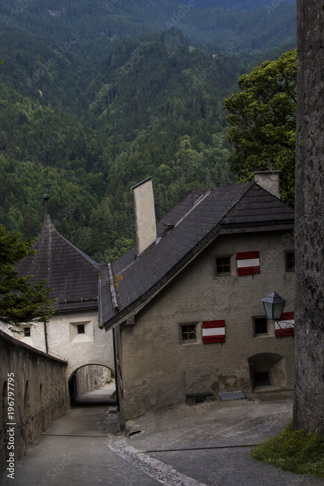 Fototapeta premium Hohenwerfen castle in Austria