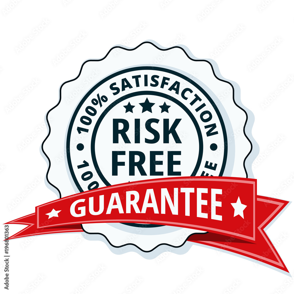 Risk Free 100% Satisfaction Guarantee illustration