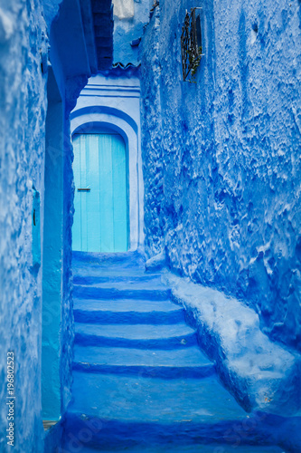 Blue city of Chefchaouen Morocco © lesly