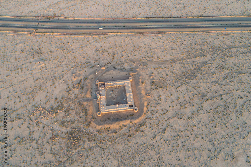 Fototapeta premium Deyr Gachin Caravansary, Qom, Iran